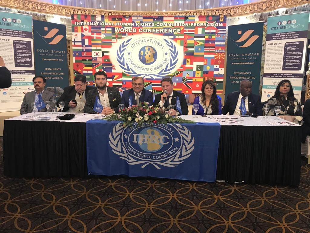 المشاركة في مؤتمر International Human Rights Commission Federation World Conference